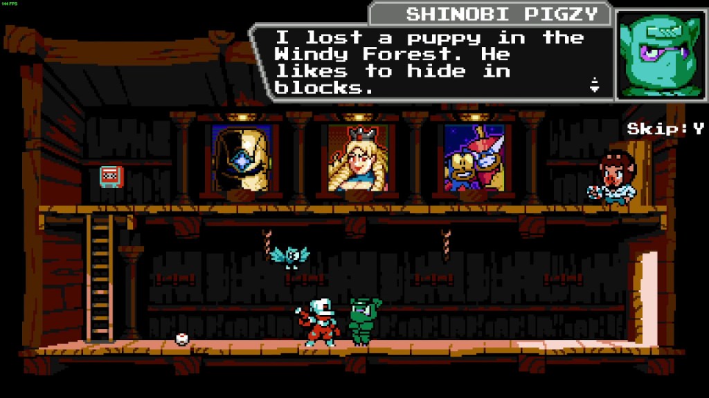 The base provides a place to interact with npcs and view collectables.