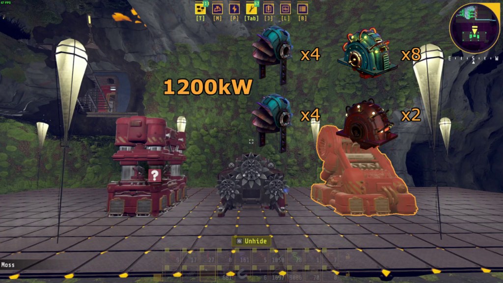 mark 2 threshers use 1200kW of power