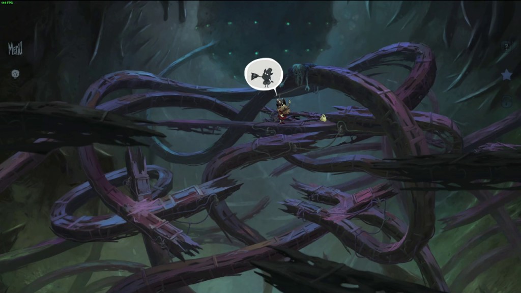 The narrative is delivered these short animations in cartoon bubbles and the environment.