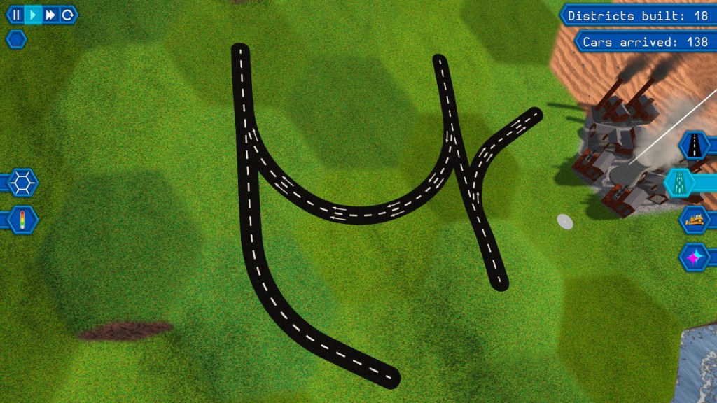 Highway traffic only goes one way, but even considering this it's such a pain to connect them.