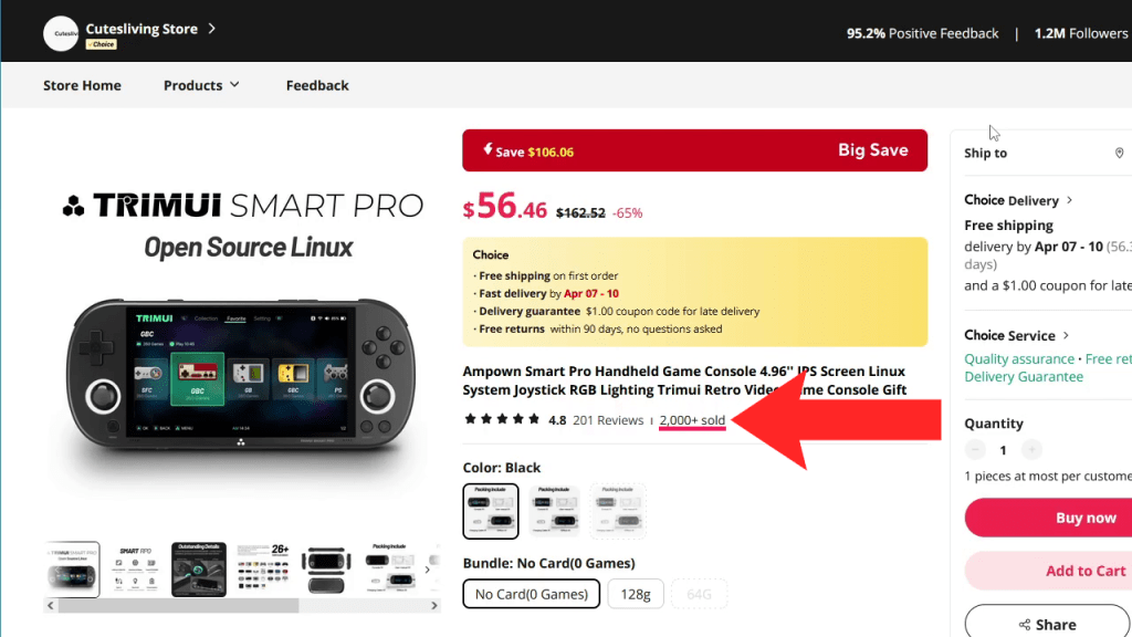 Check the number of items sold to ensure people are actually buying it. This number can be faked unfortunately but it's still a decent indicator.