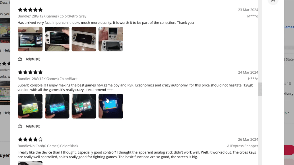 Retro handheld fans are very enthusiastic about their products and will often times leave detailed reviews with photos.